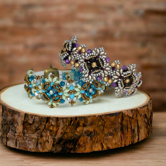 Brazalete Superduo-Cabuchon