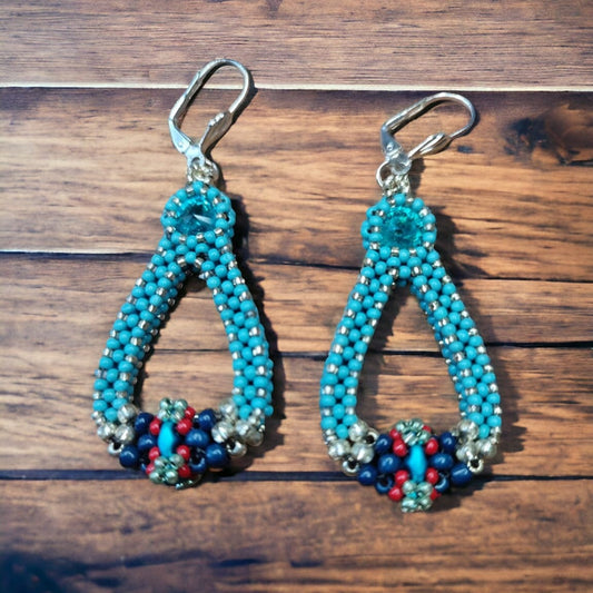 Aretes Peyote Tubular